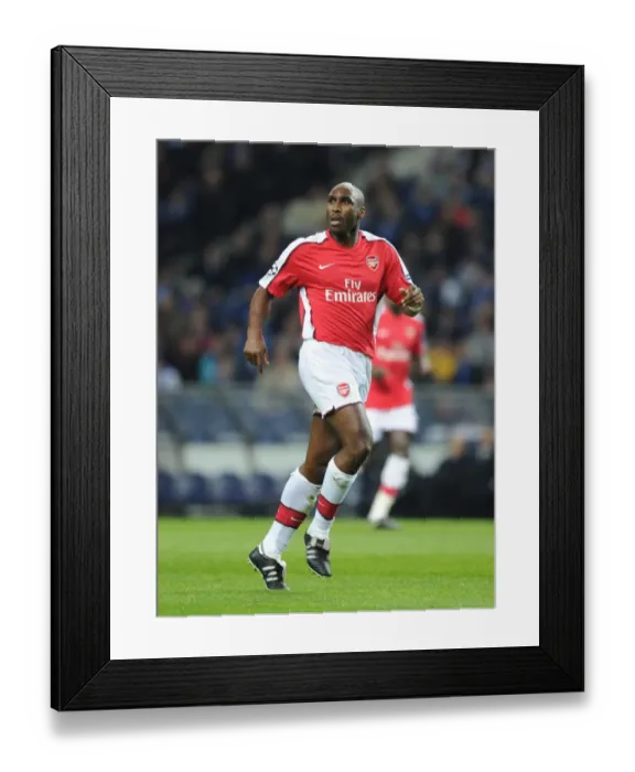 Framed Print : Arsenal's Champions League Battle: Sol Campbell vs. FC Porto (2010)