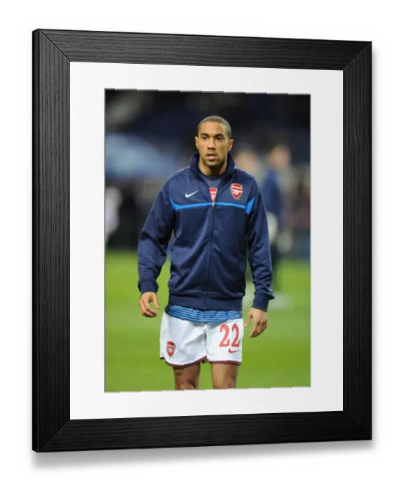 Framed Print : Gael Clichy (Arsenal). FC Porto 2: 1 Arsenal, UEFA Champions League, First Knock-out Round