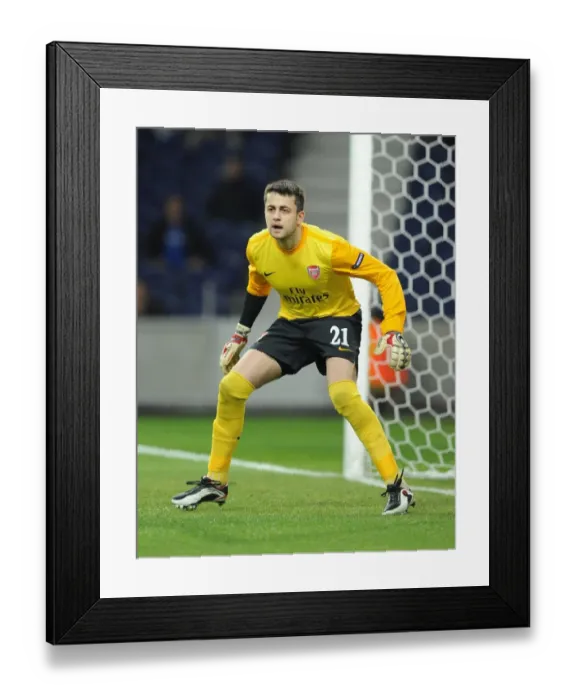 Framed Print : Arsenal's Fabianski Shines in UEFA Champions League Clash against FC Porto Framed Print : Arsenal's Fabianski Shines in UEFA Champions League Clash against FC Porto