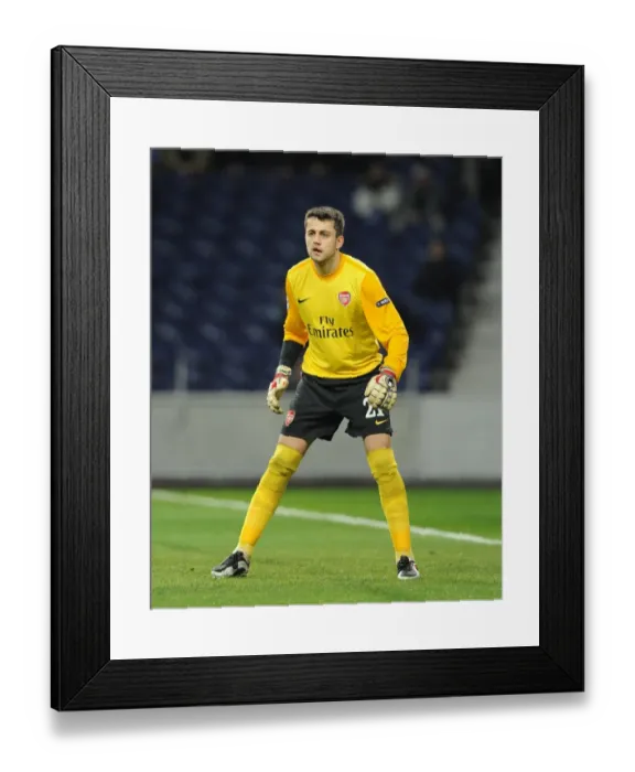 Framed Print : Fabianski's Brilliant Performance: Arsenal Edge Past FC Porto in UEFA Champions League Showdown (17 / 2 / 2010)