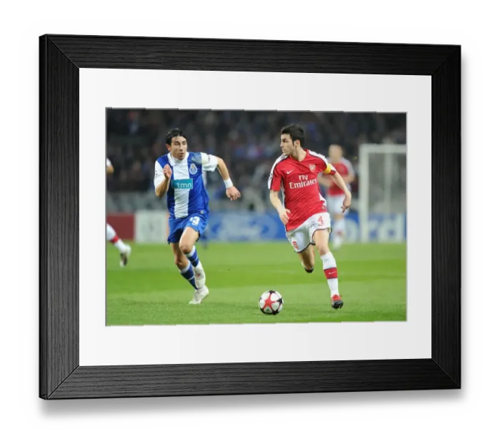 Framed Print : Cesc Fabregas vs. Falcao: Arsenal vs. FC Porto, UEFA Champions League Showdown, 17 / 2 / 2010 Framed Print : Cesc Fabregas vs. Falcao: Arsenal vs. FC Porto, UEFA Champions League Showdown, 17 / 2 / 2010