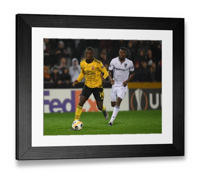Framed Print : Arsenal's Nicolas Pepe: A Star is Born in Europa League Showdown vs Vitoria Guimaraes Framed Print : Arsenal's Nicolas Pepe: A Star is Born in Europa League Showdown vs Vitoria Guimaraes