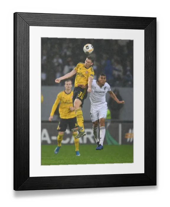 Framed Print : Arsenal in Action against Vitoria Guimaraes in UEFA Europa League Group Stage, Portugal (November 2019)