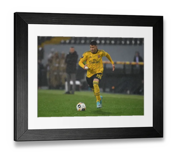 Framed Print : Martinelli's Europa League Debut: Arsenal's Victory Over Vitoria Guimaraes Framed Print : Martinelli's Europa League Debut: Arsenal's Victory Over Vitoria Guimaraes