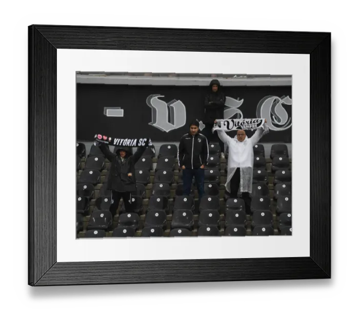 Framed Print : Europa League Showdown: Vitoria Guimaraes vs. Arsenal FC, Portugal, 2019