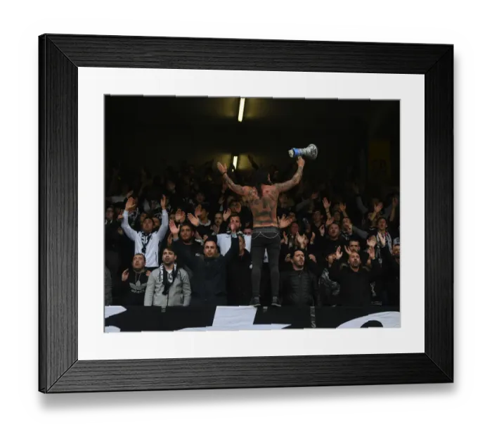 Framed Print : Europa League Clash: Vitoria Guimaraes vs. Arsenal FC, Portugal, November 2019