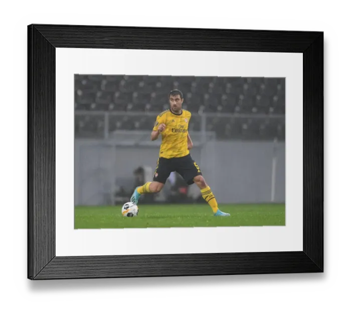 Framed Print : Sokratis of Arsenal in Action against Vitoria Guimaraes in UEFA Europa League Group Stage, 2019 Framed Print : Sokratis of Arsenal in Action against Vitoria Guimaraes in UEFA Europa League Group Stage, 2019
