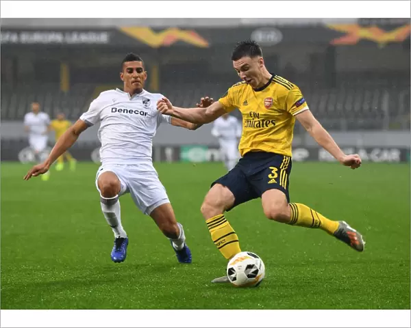 Arsenal's Kieran Tierney Clashes with Vitoria Guimaraes in Europa League Showdown