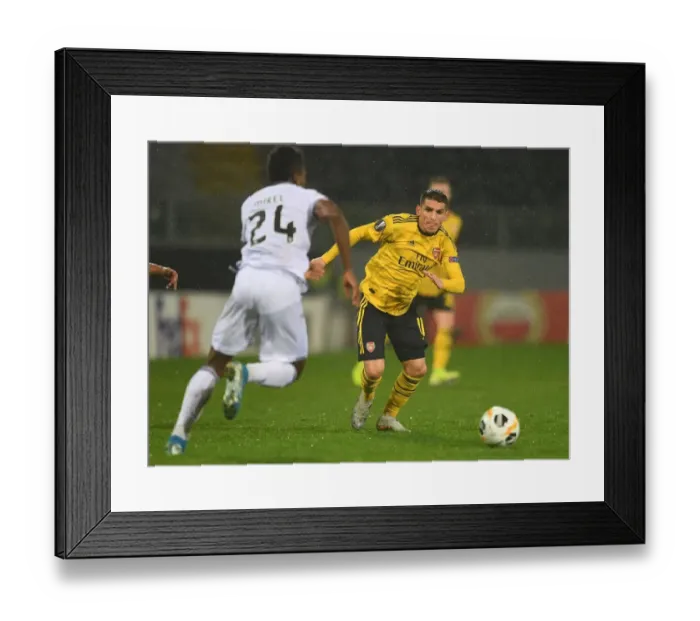 Framed Print : Torreira vs. Agu: A Europa League Showdown at Vitoria SC Framed Print : Torreira vs. Agu: A Europa League Showdown at Vitoria SC