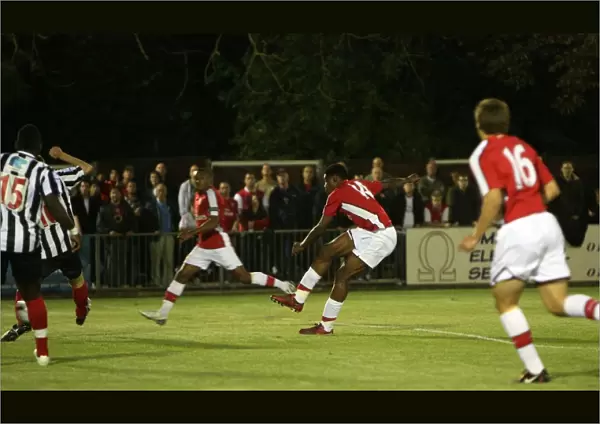 Chuks Aneke scores Arsenals 7th goal. Maidenhead 1: 7 Arsenal. Pre Season Friendly