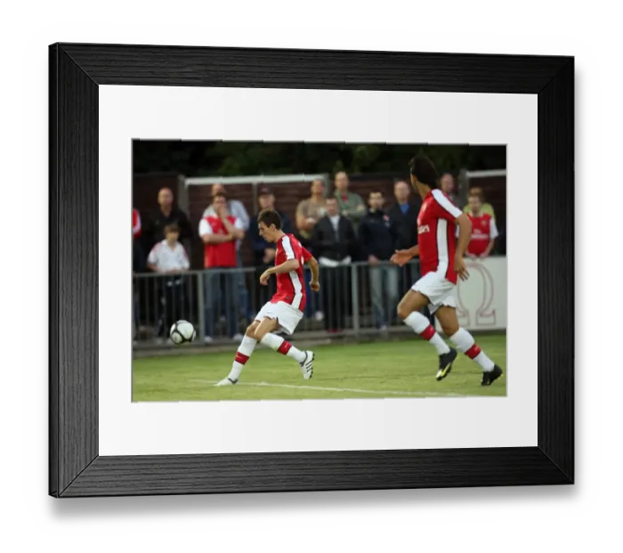 Framed Print : Mark Randall scores Arsenals 1st goal. Maidenhead 1: 7 Arsenal. Pre Season Friendly Framed Print : Mark Randall scores Arsenals 1st goal. Maidenhead 1: 7 Arsenal. Pre Season Friendly