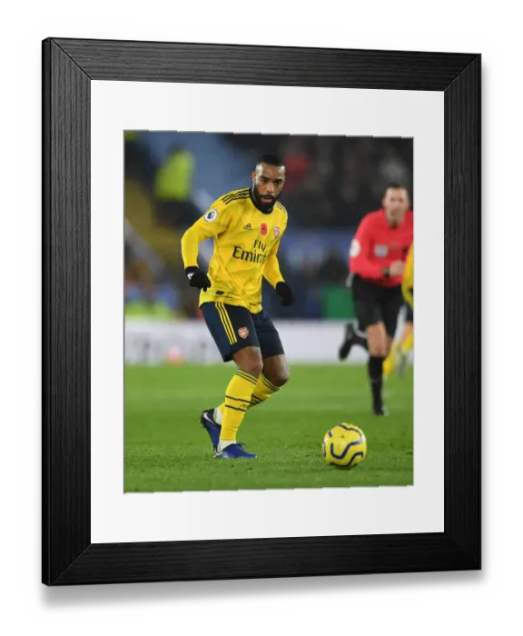 Framed Print : Alexandre Lacazette in Action: Leicester City vs. Arsenal, Premier League 2019-20 Framed Print : Alexandre Lacazette in Action: Leicester City vs. Arsenal, Premier League 2019-20