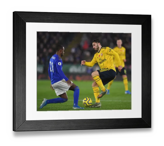 Framed Print : Sead Kolasinac vs Ricardo Pereira: Battle at The King Power Stadium - Leicester City vs Arsenal FC, Premier League 2019-20 Framed Print : Sead Kolasinac vs Ricardo Pereira: Battle at The King Power Stadium - Leicester City vs Arsenal FC, Premier League 2019-20