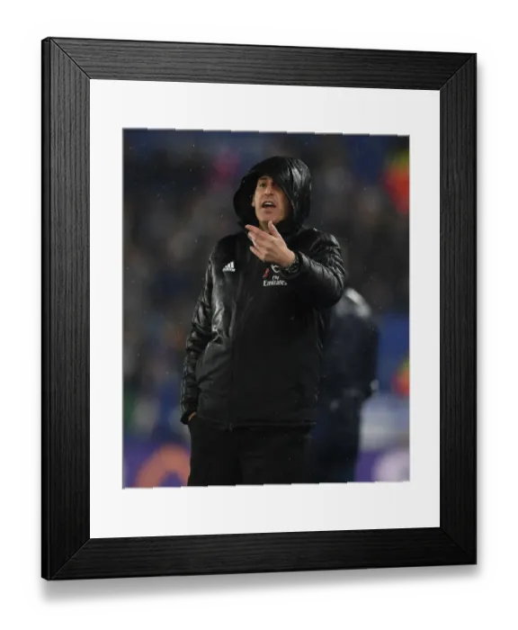Framed Print : Unai Emery Leads Arsenal Against Leicester City in Premier League Showdown Framed Print : Unai Emery Leads Arsenal Against Leicester City in Premier League Showdown