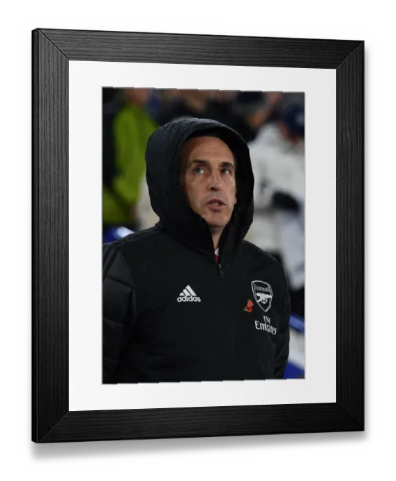 Framed Print : Unai Emery Before Leicester City vs Arsenal FC Premier League Clash (November 2019) Framed Print : Unai Emery Before Leicester City vs Arsenal FC Premier League Clash (November 2019)