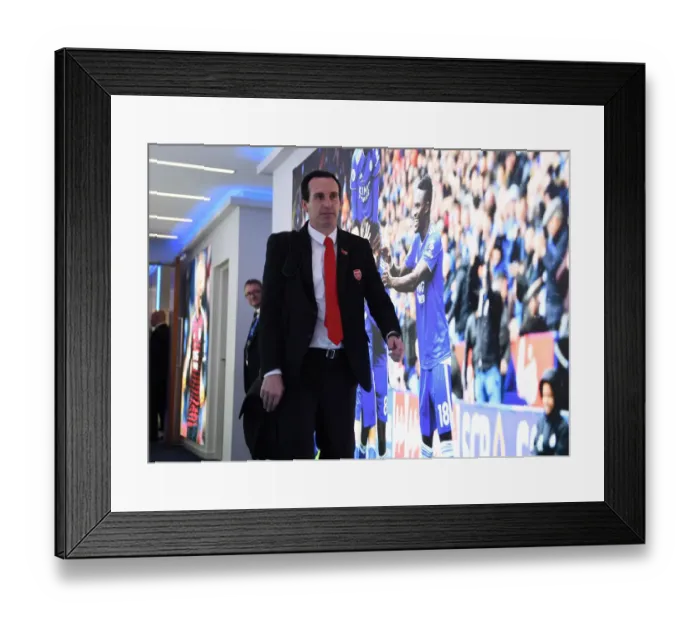 Framed Print : Unai Emery before Leicester City vs Arsenal FC, Premier League 2019-20 Framed Print : Unai Emery before Leicester City vs Arsenal FC, Premier League 2019-20