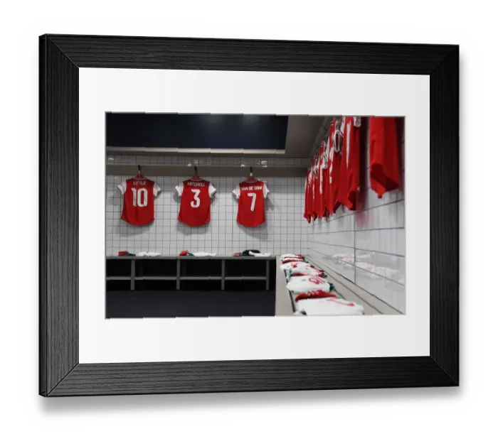 Framed Print : Arsenal Women Gear Up for FA WSL Showdown against Tottenham Hotspur