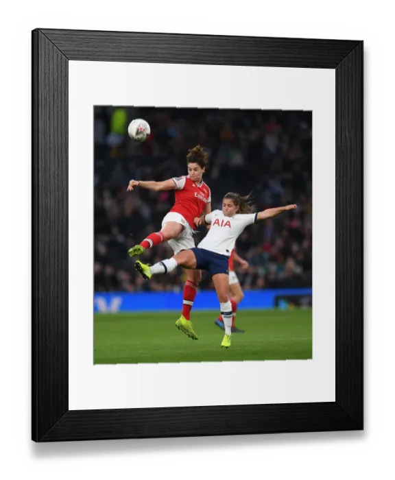 Framed Print : FA Womens Super League: Battle of the Best - Beattie vs. Filbey Clash at Tottenham Stadium