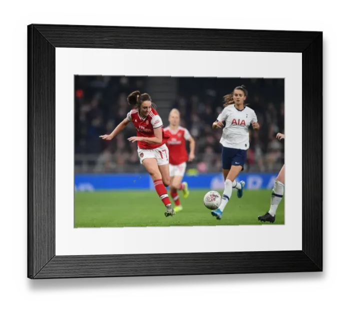 Framed Print : FA Womens Super League: Showdown between Tottenham Hotspur and Arsenal