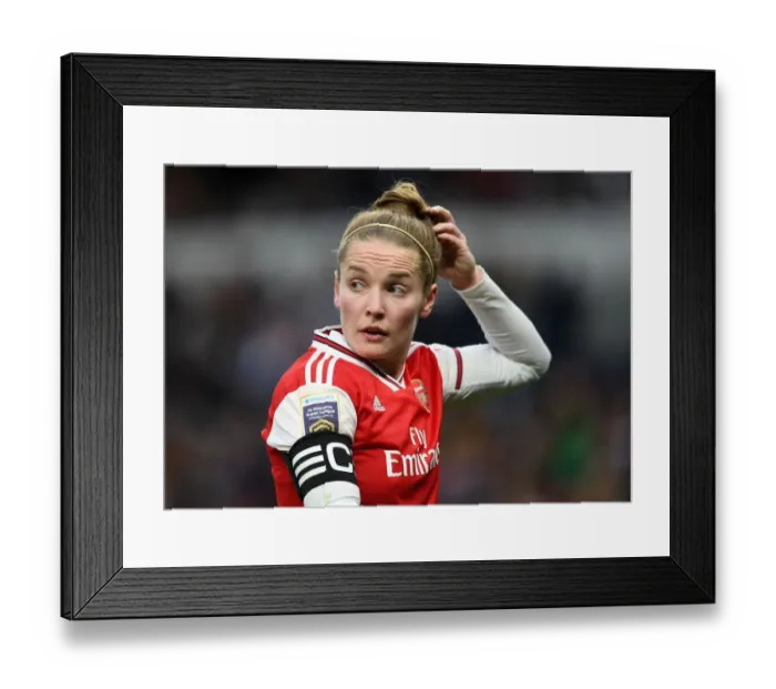 Framed Print : Arsenal's Kim Little Faces Off Against Tottenham Hotspur in FA WSL Clash