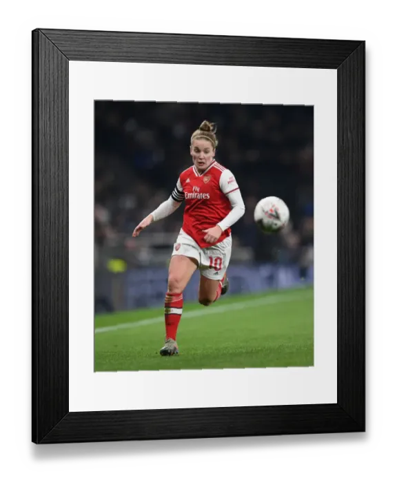 Framed Print : Arsenal vs. Tottenham Hotspur: FA Womens Super League Showdown at Tottenham Stadium