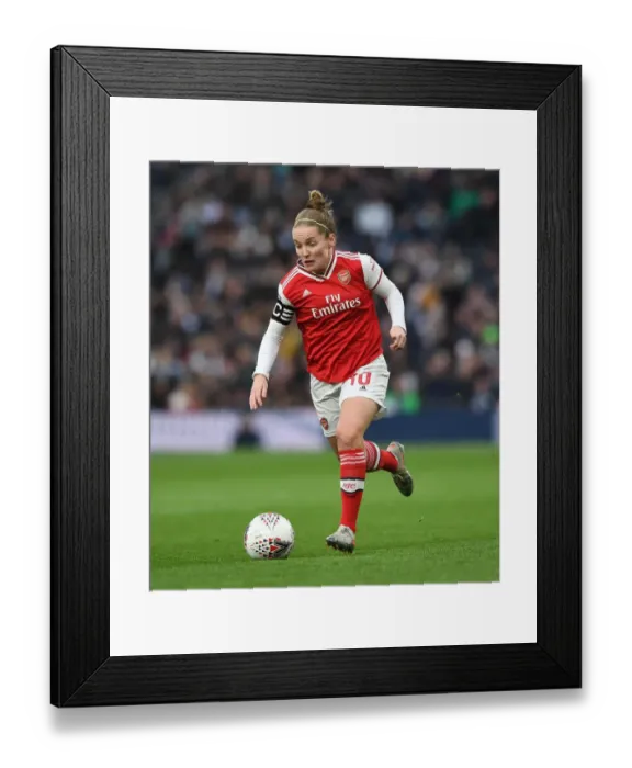 Framed Print : Showdown in the FA WSL: Kim Little Shines as Arsenal Face Tottenham Hotspur