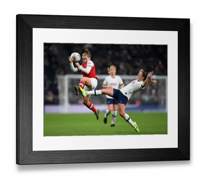 Framed Print : FA Womens Super League: A Riveting Showdown Between Arsenal's Kim Little and Tottenham's Anna Filbey Framed Print : FA Womens Super League: A Riveting Showdown Between Arsenal's Kim Little and Tottenham's Anna Filbey
