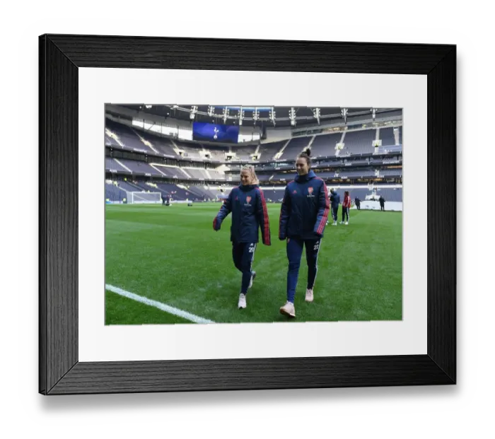Framed Print : Arsenal Women vs. Tottenham Hotspur Women: FA WSL Clash at Tottenham Stadium