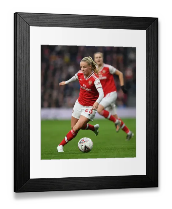 Framed Print : Beth Mead in Action: Arsenal vs Tottenham Hotspur - FA Women's Super League