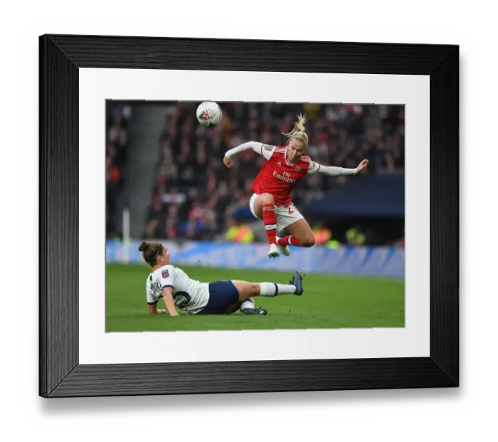 Framed Print : Arsenal's Beth Mead Skips Past Tottenham's Hannah Godfrey in FA WSL Clash Framed Print : Arsenal's Beth Mead Skips Past Tottenham's Hannah Godfrey in FA WSL Clash