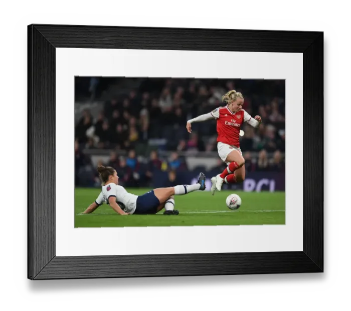 Framed Print : Battle of the Capital: Tottenham Hotspur vs. Arsenal - FA Women's Super League Clash