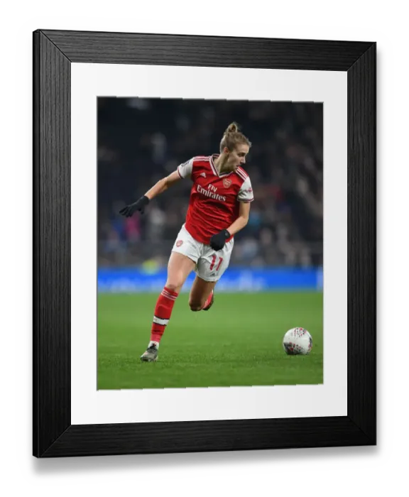 Framed Print : Arsenal's Vivianne Miedema Shines in Tottenham Hotspur vs Arsenal FA WSL Clash