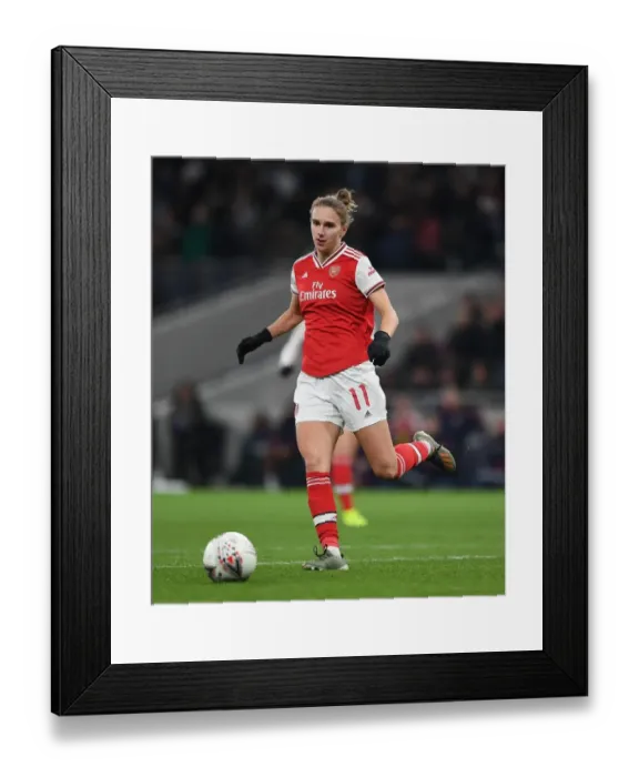 Framed Print : Vivianne Miedema in Action: Tottenham Hotspur vs. Arsenal, FA Womens Super League (2019-20)