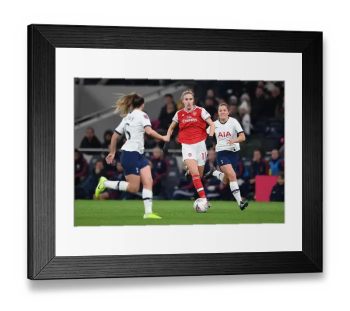 Framed Print : Arsenal's Vivianne Miedema in Action against Tottenham Hotspur in FA WSL Clash
