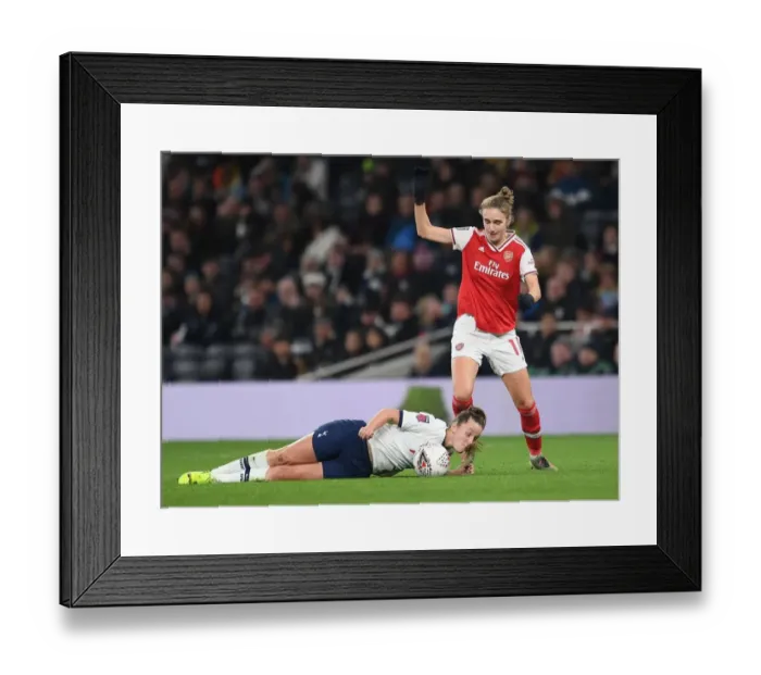 Framed Print : Tottenham vs Arsenal: Clash in the FA WSL - Viviane Miedema vs Anna Filbey Framed Print : Tottenham vs Arsenal: Clash in the FA WSL - Viviane Miedema vs Anna Filbey