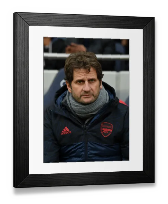 Framed Print : Arsenal Manager Joe Montemurro Gears Up for Tottenham vs Arsenal FA WSL Clash Framed Print : Arsenal Manager Joe Montemurro Gears Up for Tottenham vs Arsenal FA WSL Clash