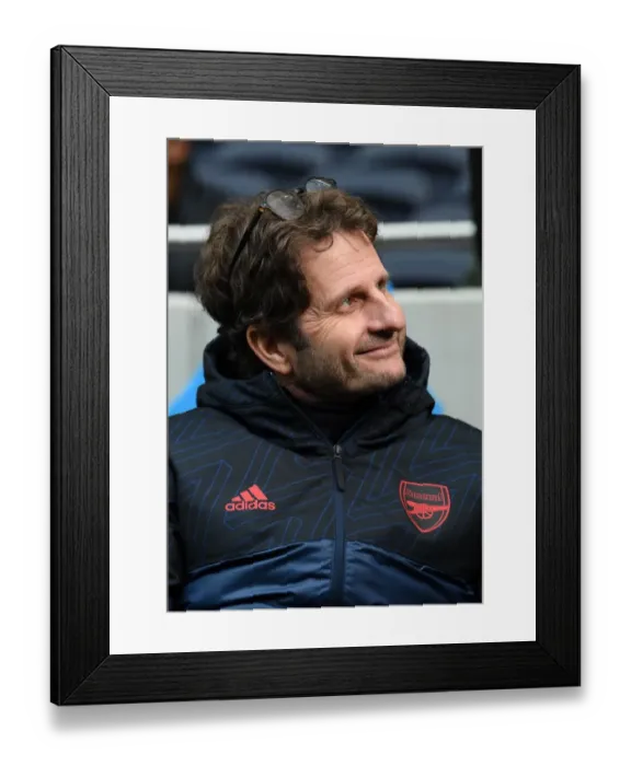 Framed Print : Arsenal's Joe Montemurro Before Tottenham Hotspur Clash in FA WSL