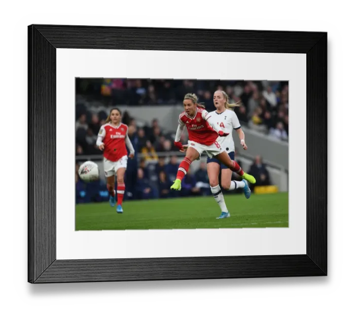 Framed Print : Tottenham Hotspur vs. Arsenal: Nobbs Shines in Barclays FA Womens Super League Clash