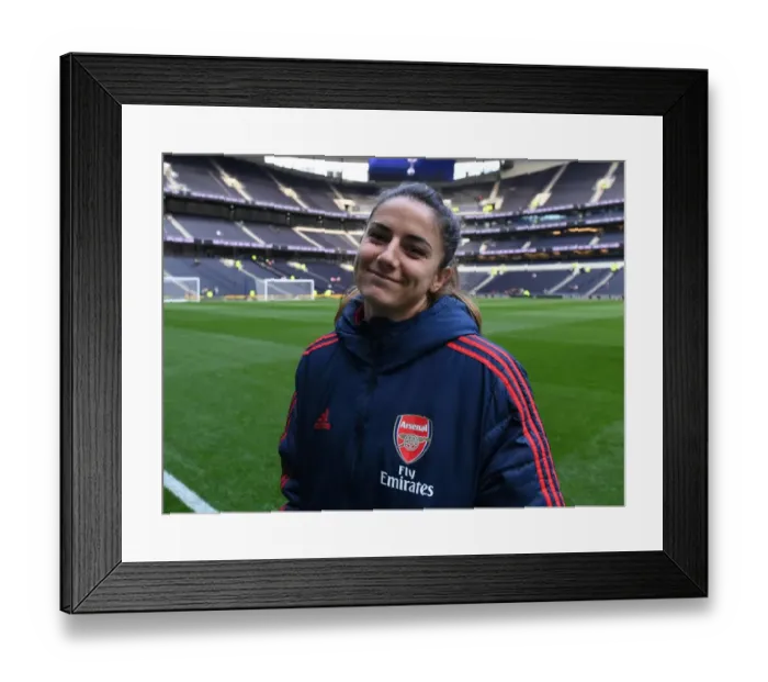 Framed Print : Arsenal's Danielle van de Donk Ready for Tottenham Showdown in FA WSL Clash