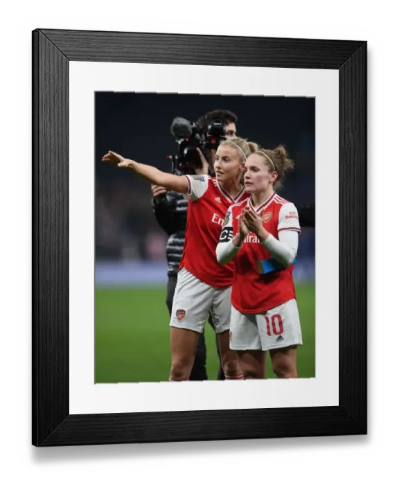 Framed Print : Arsenal Women Celebrate Victory Over Tottenham Hotspur in FA WSL Clash Framed Print : Arsenal Women Celebrate Victory Over Tottenham Hotspur in FA WSL Clash