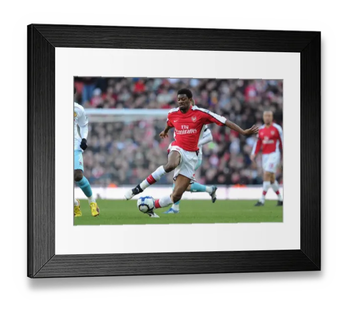 Framed Print : Abou Diaby (Arsenal). Arsenal 3: 1 Burnley, Barclays Premier League, Emirates Stadium