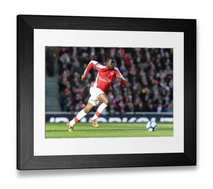 Framed Print : Arsenal's Emmanuel Eboue Celebrates Goal Against Burnley in Premier League Victory Framed Print : Arsenal's Emmanuel Eboue Celebrates Goal Against Burnley in Premier League Victory