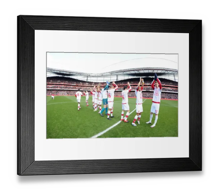 Framed Print : Arsenal United in Tribute: Aaron Ramsey's Number 8 Jersey Night - Arsenal 3:1 Burnley
