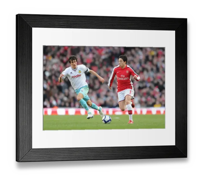 Framed Print : Arsenal Triumphs Over Burnley: Samir Nasri Shines in 3-1 Barclays Premier League Victory Framed Print : Arsenal Triumphs Over Burnley: Samir Nasri Shines in 3-1 Barclays Premier League Victory