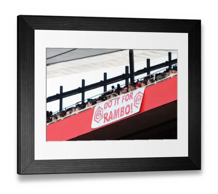 Framed Print : Arsenal Fans Rally: Unwavering Support for Injured Aaron Ramsey Amidst 3:1 Victory Framed Print : Arsenal Fans Rally: Unwavering Support for Injured Aaron Ramsey Amidst 3:1 Victory