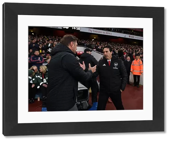 Arsenal vs Southampton: Unai Emery and Ralph Hasenhuttl Pre-Match Greeting - Premier League 2019-20