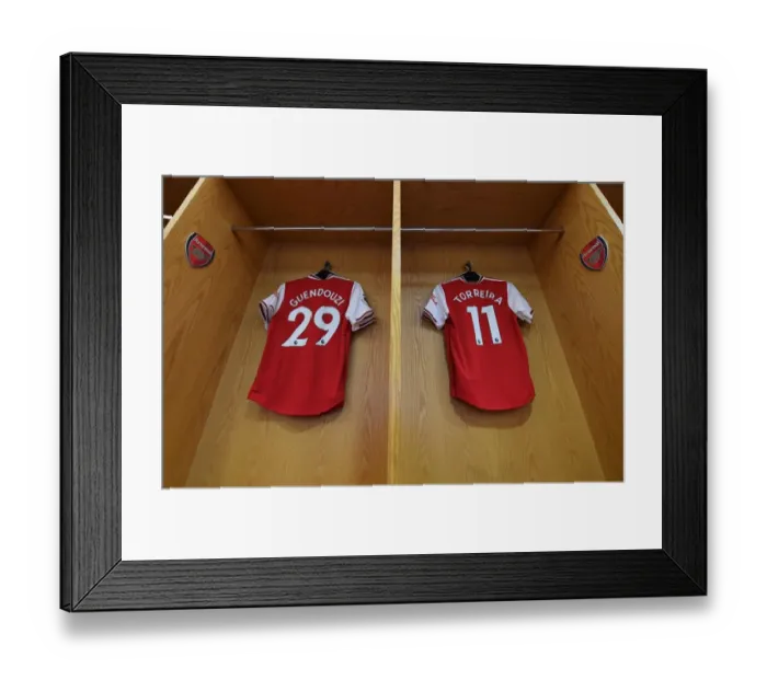 Framed Print : Arsenal FC: Guendouzi and Torreira Prepare for Southampton Showdown (Arsenal v Southampton 2019-20)