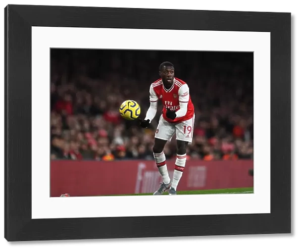 Arsenal's Nicolas Pepe in Action against Southampton in the Premier League