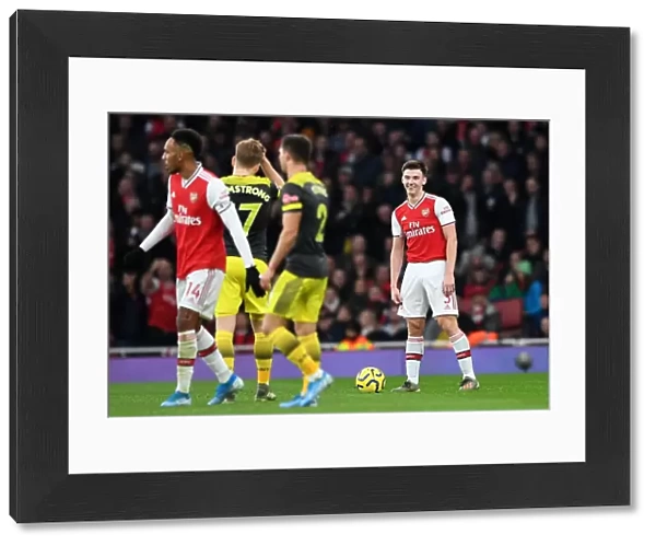 Arsenal's Kieran Tierney in Action: Arsenal vs. Southampton, Premier League 2019-20