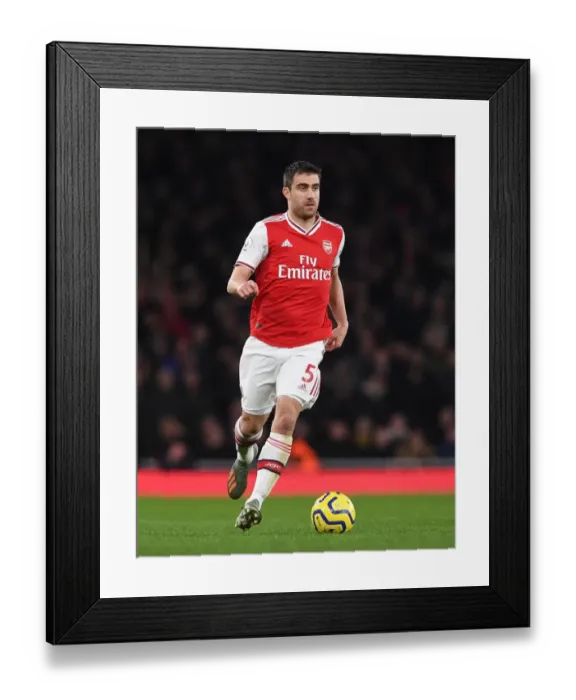 Framed Print : Sokratis (Arsenal). Arsenal 2:2 Southampton